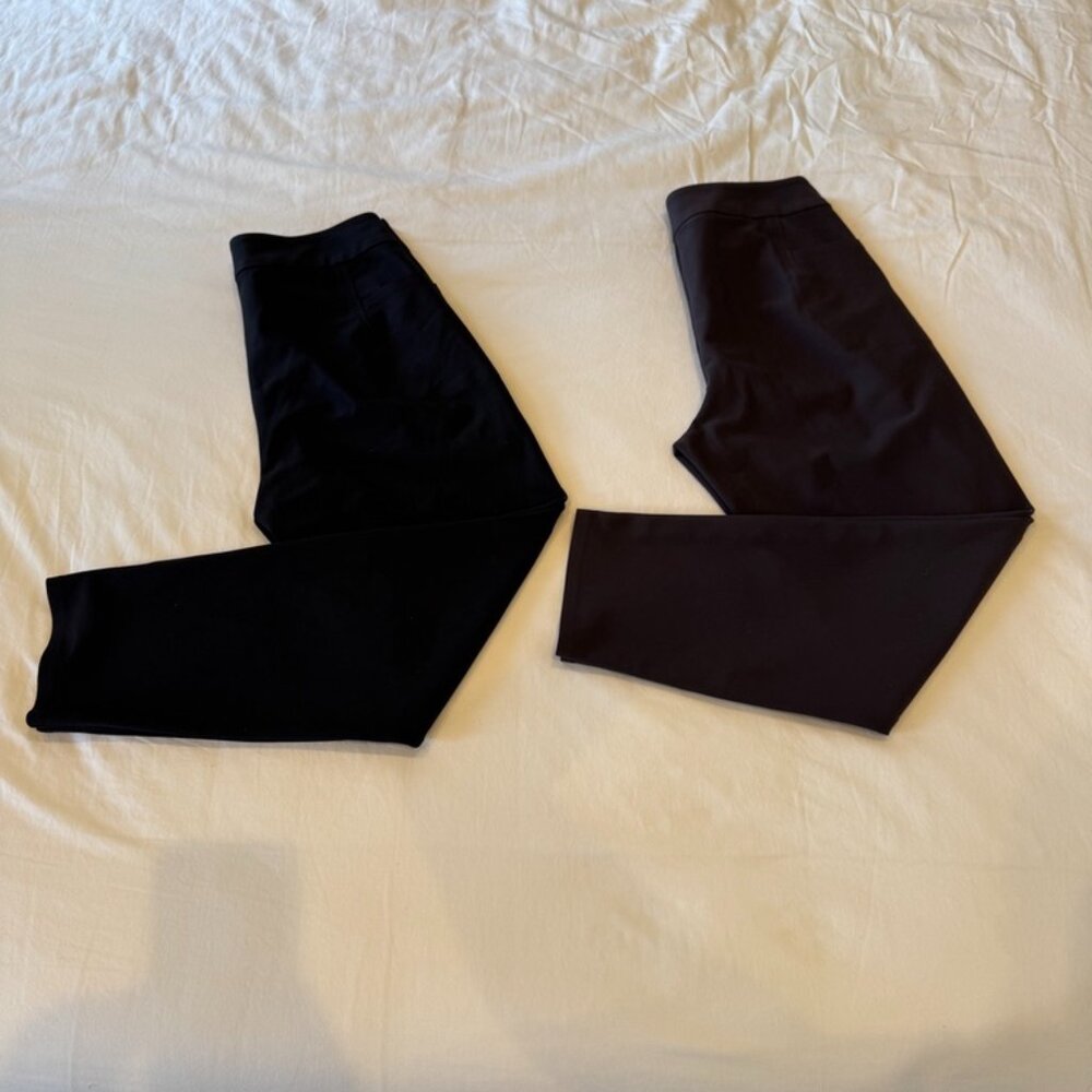 Athleta Black and Brown Skinny Pants